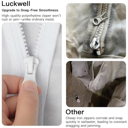 Luckwell Replacement for Polaris 280 & 480 Pool Cleaner Filter Bags, Upgraded Superfine Mesh All Purpose Bag with Durable Zipper, Fits K13 K16 Models, Reusable Pool Sweep Bag (2 Pack)