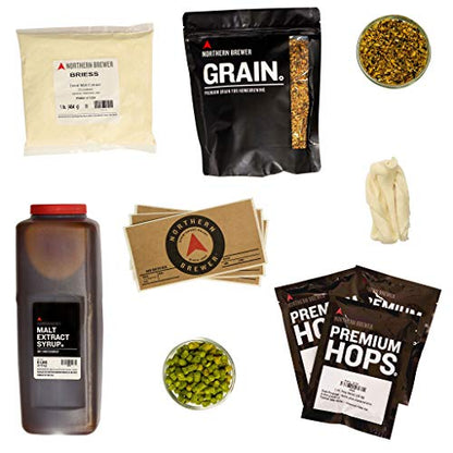 Northern Brewer - Winter Warmer Strong Ale Extract Beer Recipe Kit - Ingredients for Making 5 Gallons of Homebrew - color: Winter Warmer Strong Ale