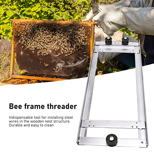 Gonetre Bee Frame Tensioner, Efficient Wire Threader and Tightening Tool with Iron Construction, for Beekeeping Starter Kit and Beekeeping Supplies