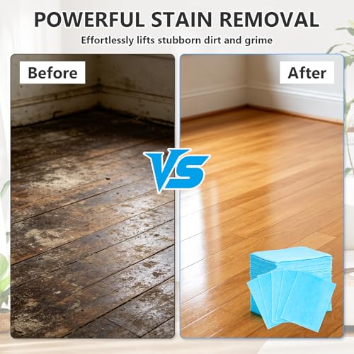 Multi-surface Floor Cleaning Tablets，2026 Upgraded Floor Cleaning Sheets Multi,Multiple Effect the Floors Clean，Safe Floor Cleaner for Hard, Tile, Laminate and Vinyl(100pcs)
