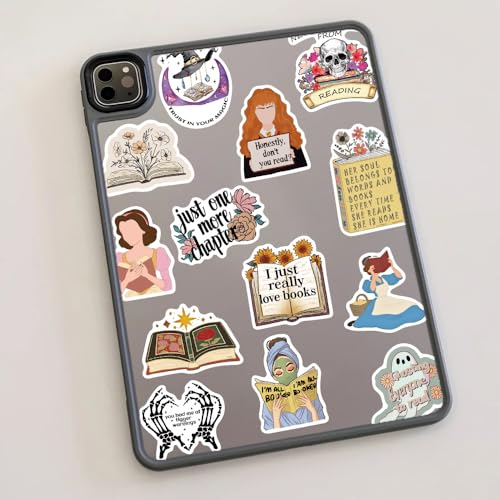 50-Piece Fantasy Dark Romance Sticker for Readers – Bookish Reading Book Stickers for Kindle, Booktok Book Lovers, Laptops, Water Bottles, Journals - color: Dark Romance