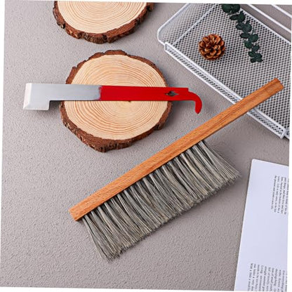 YARNOW Complete Beekeeping Tools Brush Hive Tool Hook Scraper Beehive Cleaning Kit