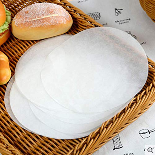 Parchment Paper Rounds, Set of 200, Non Stick 8 Inch Baking Parchment Circles/Baking Paper Rounds for Cake Pan, Springform Pan, Tortilla Press and so on(4.5/5.5/6/7/9/10/12inch Available) - size: 8inch