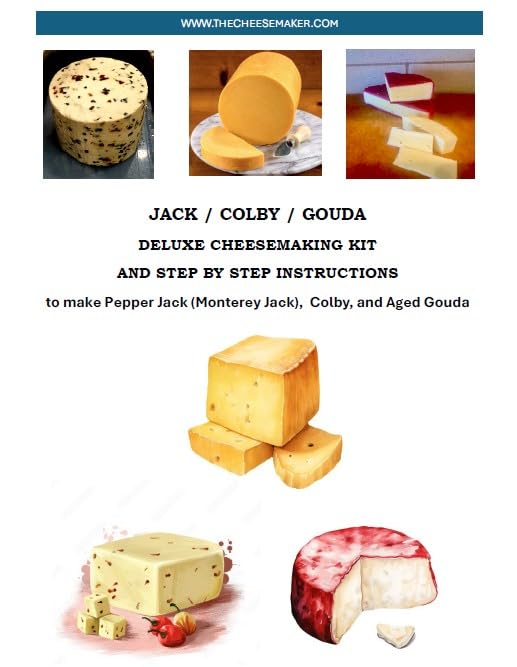 theMilkman® Deluxe Pepperjack/Colby/Gouda Cheese Making Kit