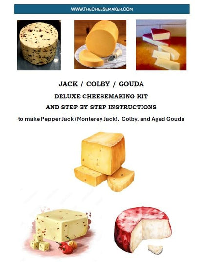 theMilkman® Deluxe Pepperjack/Colby/Gouda Cheese Making Kit