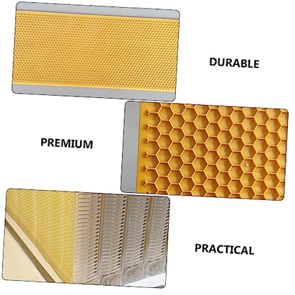 BESPORTBLE 3pcs Honeycomb Foundation Beehive Foundation Dadant Beekeeping Supplies Plastic Beehive Accessory