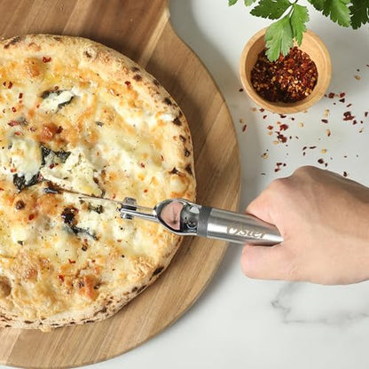 Oster Chadswyck 8.7” Pizza Cutter, Stainless Steel Pizza Wheel, Sharp Rolling Blade, Ergonomic Handle, Dishwasher Safe - color: Chadswyck (8.7" Pizza Cutter)
