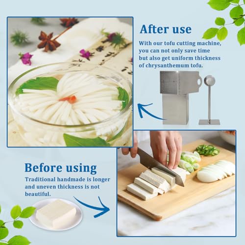 Tofu Press Stainless Steel, Tofu Cutter, Paneer Maker Stainless Steel, Practical Cooking Household Tool(Chrysanthemum shape)