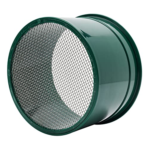 ASR Outdoor Gold Rush Sifting Classifier Sieve Mini 6 Inch Prospect Pan 10 Holes per Sq Inch - size: 10 Holes per Square Inch