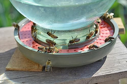 ZAVHOZ Bees Feeding Bowl Bee Feeder Hive Water Drinker Sugar Syrup Drinking Dispenser Tool Plastic Mesh Dish Beehive Watering Station Apiary Accessory Beekeeping Honey Production (Yellow) - color: Yellow