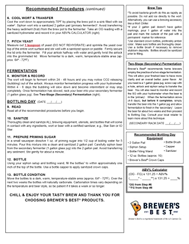 Brewer’s Best Hazy IPA One Gallon Ingredient Kit