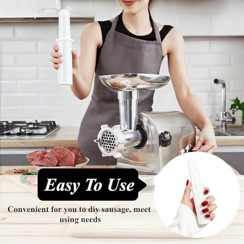 HeCotia Meat Grinder Pusher Tool, Meat Food Grinder Plunger Vegetable Fermentation Tampler for Chopper, Sausage Stuffer & Mince Masher Attachments