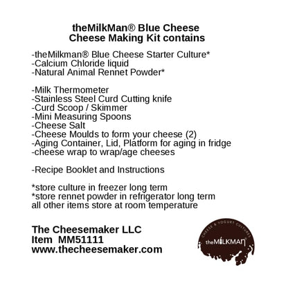 theMilkman® Blue Cheese Making Starter Kit