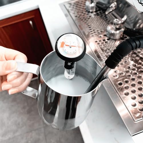Milk Frothing Thermometer for Coffee Chocolate Cappuccino Frothy Milk Foam Stainless Steel Thermometer Latte Art Pen - color: Thermometer Latte Art Pen