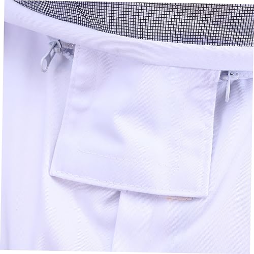 Beekeeper Supplies Full Body Suit Veil and Elastic Cuffs Beekeeping Jacket