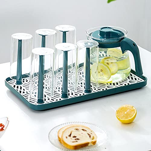 Cup Drying Rack, Bottle Drying Rack Stand Cup Drying Rack with Drain Tray Mug Tree Holder Bottle Drainer Stand for Kitchen (#2)