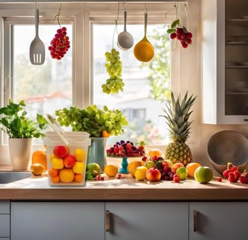 House Naturals Clear Food Grade Made in USA Plastic Bucket with lids, (Pack of 3) (5 Gallon) - size: 5 Gallon