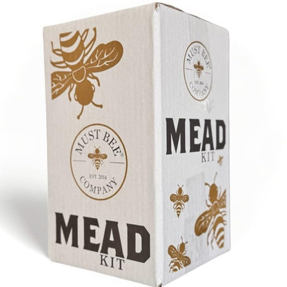 Mead Making Kit – 1 Gallon Mead Kit to Make Your own Honey Wine with Reusble Equipment- Brew a Delicious Metheglin Style Mead with Must Bee Company-Starter Kit Includes Yeast, Nutrients and Spices. - size: 1 Gallon Starter Kit