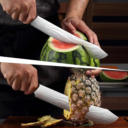 PAUDIN Butcher Knife, 10″ Bullnose Brisket Knife,Forged High Carbon German Steel, Ultra Sharp Edge for Meat Cutting, Ergonomic Handle Design - style: 10" Butcher Knife