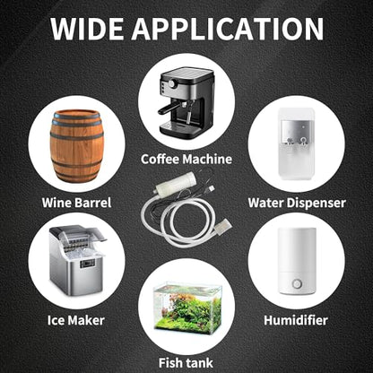 USB Electric Auto-Siphon Self-Priming Pump– Compatible with Most Home Brew Systems, Food Grade 5V Portable Transfer Pump with 6.5FT Hose, 2L/min Low Noise, Wine, Kombucha & Beverages