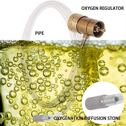YOUHO Oxygenation Kit Oxygen Regulator for Brewing, Oxygen Valve for Disposable Tanks this Valve for an H2O MAPP bottle for brewing beer