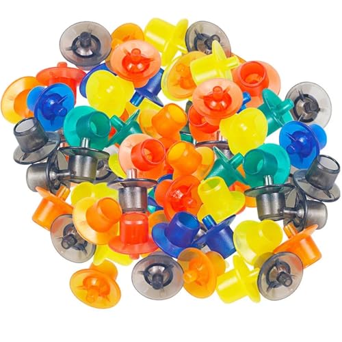 300pcs Queen Bee Cup Plastic Queen Rearing Kit, Bee Breeding Cell Cups for Beekeeping Supplies(Multi-Colored) - color: Multi-colored
