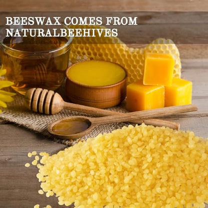 10 LB Yellow Beeswax Pellets - DIY Candle Making Kits, Magical Craft Making, Hand Care DIY Creams, Lip Balms and Soap Making Supplies (160 oz). - size: Yellow1-10lb