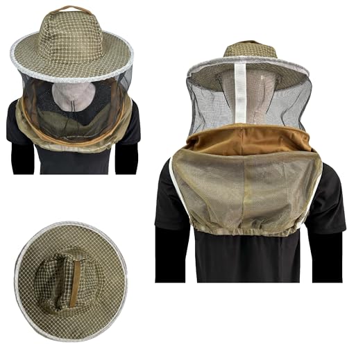 Three-Layer Highly Ventilated Beekeeping Veil in Round HAT