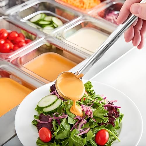 OCS Parts Pro Series Stainless Steel Culinary Ladle | 1-Ounce | One-Piece Dishwasher Safe Home, Restaurant, Buffet and Catering Serving Ladle for Sauces, Soup, Gravy, and Salad Dressing - size: 1 Ounce