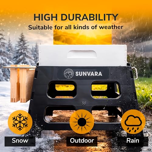 SunVara Bee Hive Stand 10 Frame for Beekeeper Hive Stands Beehive Stand Bee Keeper Hive Stand Beekeeping Frame Rest Ideal for Beehive Support Hive Stands for 10 Frame Hives - size: Pack of 1