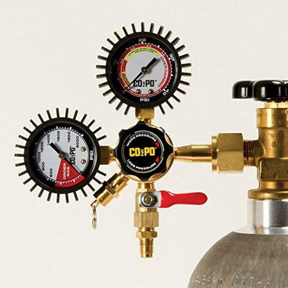 Draft Brewer® Single Homebrew Kegging System with New Ball Lock Keg