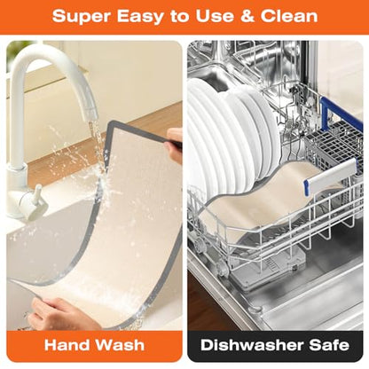 5 pcs Silicone Baking Mats For Harvest Right Freeze Dryer Medium Size Trays (Gray, M - Medium) - color: Gray