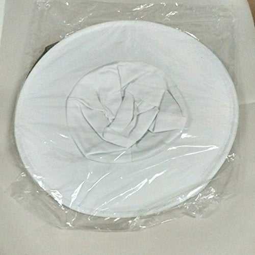 Beekeeper Veil White hat Round top w/Elastic Under arm Straps