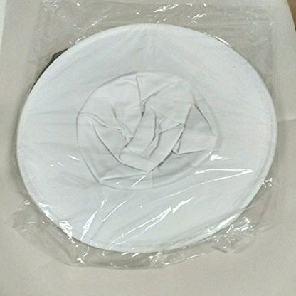 Beekeeper Veil White hat Round top w/Elastic Under arm Straps
