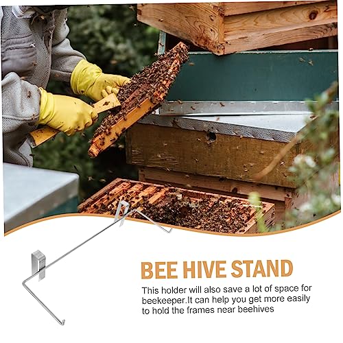 VICASKY 1pc Portable Bee Frame Holder Bee Hive Stand Beekeeping Supplies Easy Hanging Beehive Rack