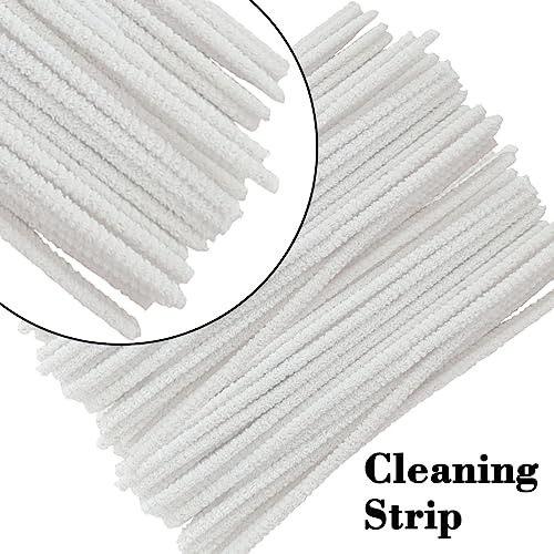WAFJAMF Multifunctional Pipe Cleaning Kit,50 Pieces of Cleaning Strip 1 Pcs 3-in-1 Pipe Tamper Reamer and 5 Pcs Straw Brush - color: Pipe Cleaning Kit-56pcs
