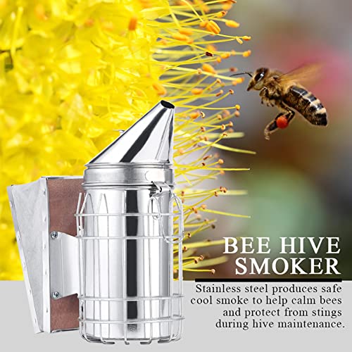 Bee Smoker Iron Board for Beekeeping Equipment – Cast Iron Beehive Smoker Stand with Heat- Base, Fit for Standard Bee Smokers