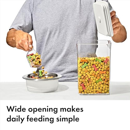 OXO Pet POP Container — 1.1 Qt/1.0 L - color: Whisker Gray, size: 1.1 Qt