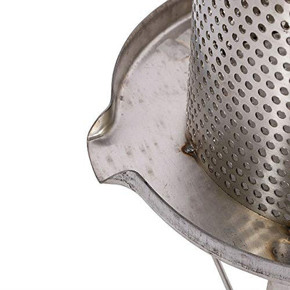 Manual Honey Press Extractor Household Honey Press Mesh Tool Stainless Steel Mesh Wax Press Beekeeping Tool