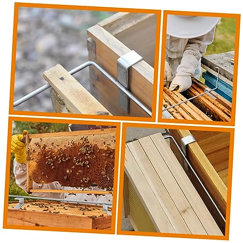 BESPORTBLE 3pcs Beehive Frame Holder Rack Holder Bee Nest Support Bracket for Beekeeping Tool Stainless Steel