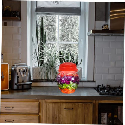 Pickle Jar Airtight Lid Multi-Use Fermenting Jar for Kimchi and Sauerkraut Food-Grade Storage Container for Kitchen