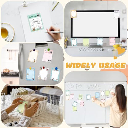 Chiisong 12 Pcs French Dog Sticky Notes Kawaii Notepads 3x4 Inch Adhesive Dog Gifts for Frenchie Lovers to Do List for Memo Reminder for Office Home Supplies Christmas Small Gift - style: Dog