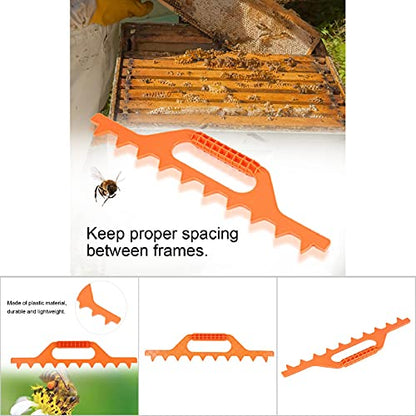 Bee Hive Frame Spcing Tool Spacer Beekeeping Accessories (Orange 9 Box) - color: Orange 9 box