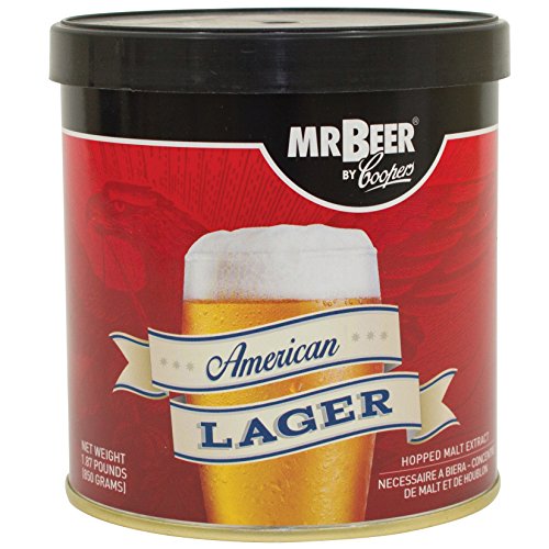 Mr. Beer American Lager Beer Refill Kit, 2 Gallons - style: American Lager