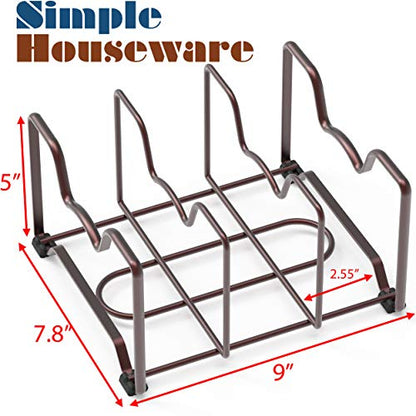 Simple Houseware Kitchen Houseware Organizer Pantry Rack, Bronze - color: Bronze