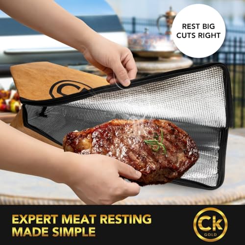 New LARGE Collapsible BBQ Prep Tub XL with LOCKING LID & Meat Resting Bag - BPA Free Cutting Board with Lid, Leak Free, Strong Drain Hole for Meal Prep, Marinating, Grilling & Food Storage (Black 16L) - color: Black