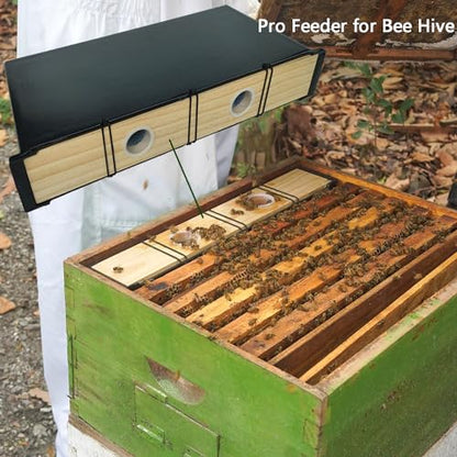 Bee Feeder Bee Frame Feeder for Bee Hive Water Food Feeder Bee Feeding Tools Beehive Frame Feeder for Beekeeping (6L Black)