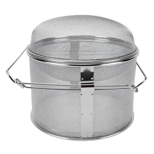Beekeeping Tools Steel Double Mesh Filter, Dual Layer Honey Sieve for Beekeeping Wax Honey Strainer,304 Stainless Strainer