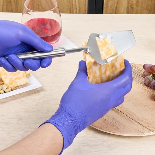 Restaurantware Stainless Steel Handheld Cheese Slicer - German Standard Cheese Cutter with Sharp Blades, Dishwasher Safe - Heavy Duty Plane Cutter for Butter, Parmesan, Cheddar