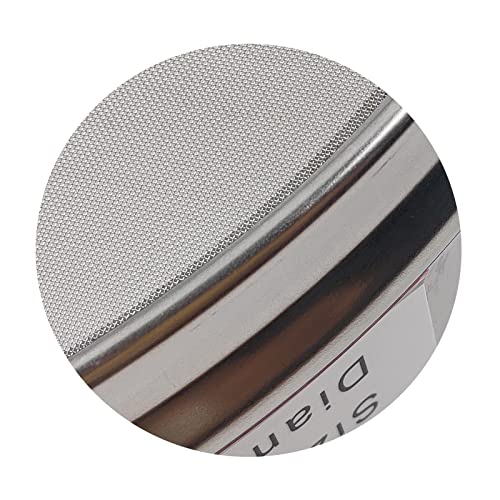 LABALPHA 70 Mesh Lab Sieves, #70 Mesh Test Sieve, 8'' Diameter, 304 Stainless Steel Wire Cloth (0.22mm) - size: 70 mesh (0.22mm)